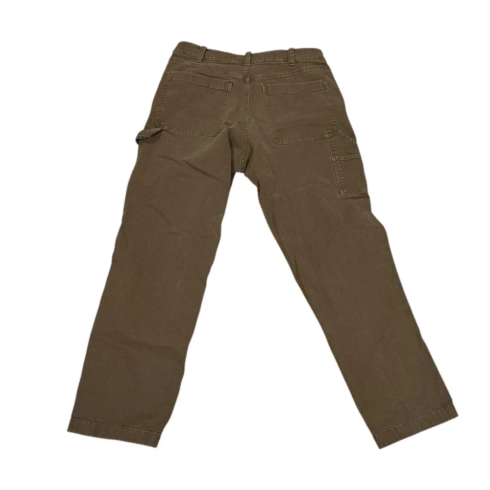 Abercrombie & Fitch Mens Loose Carpenter Pants Brown Utility Workwear‎ 30x32